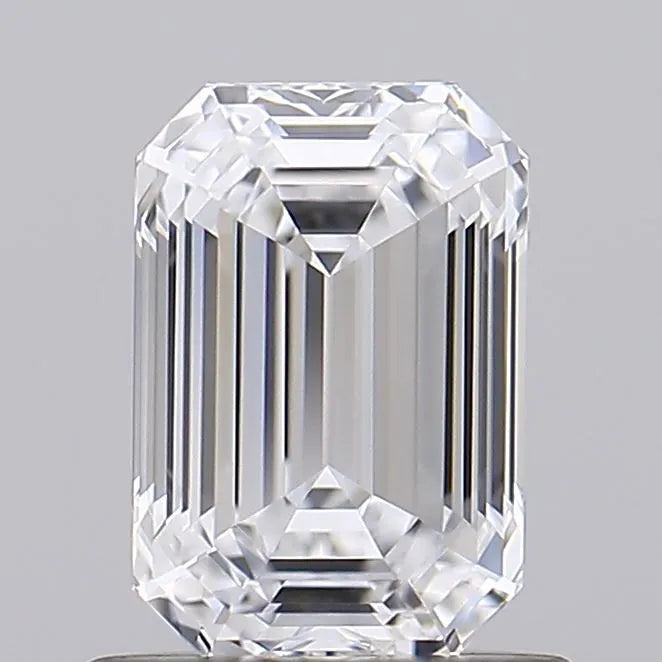 1.02ct Emerald Lab Grown Diamond (Colour D, Clarity IF, IGI Certified)