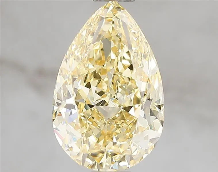 2.60ct Pear Lab Grown Diamond (Colour Fancy Intense Yellow, Clarity VS1, IGI Certified)