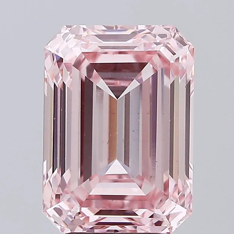 6.09ct Emerald Lab Grown Diamond (Colour Fancy Intense Pink, Clarity VS1, IGI Certified)