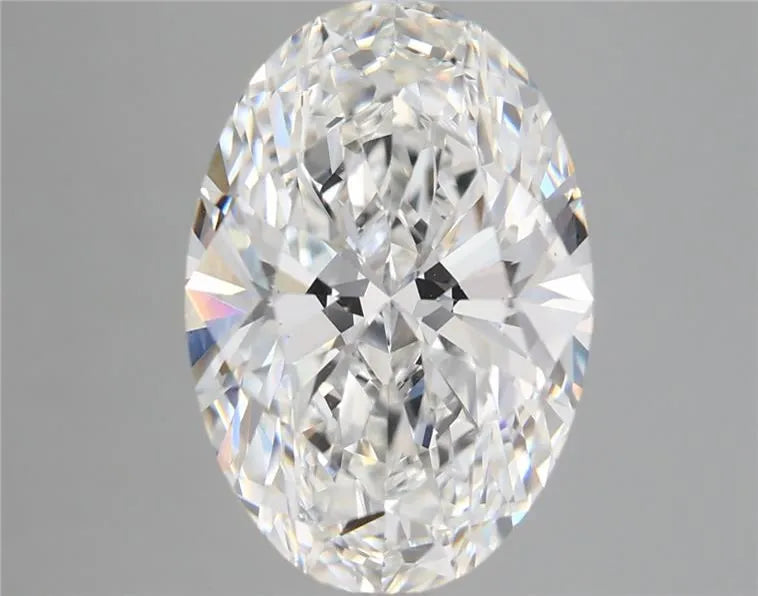 5.18ct Oval Lab Grown Diamond (Colour F, Clarity VS1, IGI Certified)