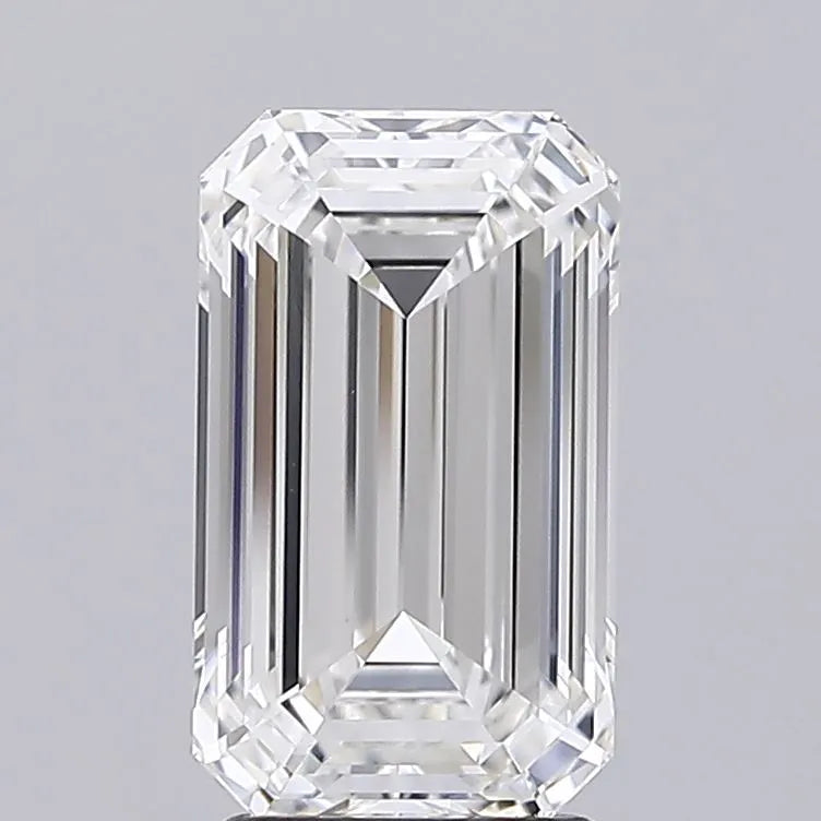 3.03ct Emerald Lab Grown Diamond (Colour F, Clarity VVS2, IGI Certified)