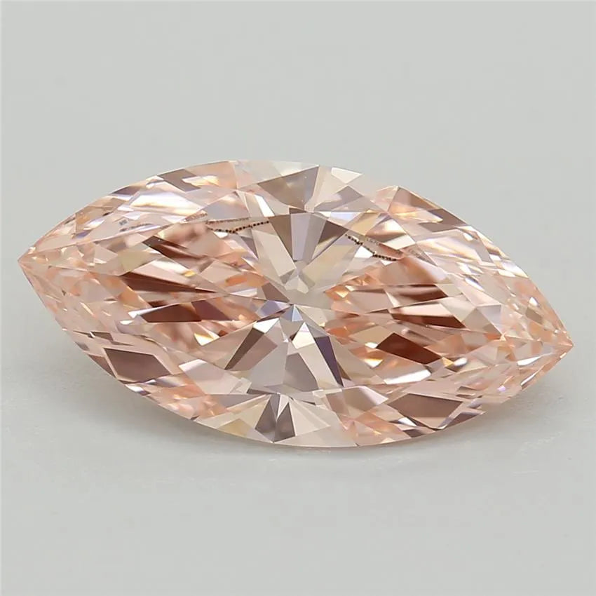 1.56ct Marquise Lab Grown Diamond (Colour Fancy Vivid Pink, Clarity VVS2, IGI Certified)
