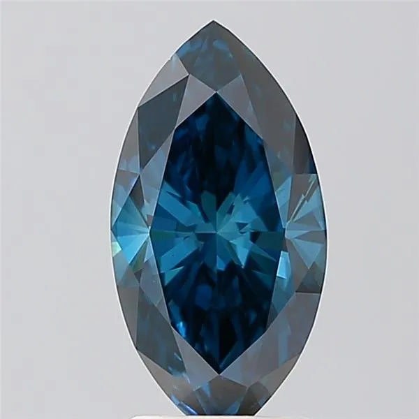 1.99ct Marquise Lab Grown Diamond (Colour Fancy Vivid Blue, Clarity VS1, IGI Certified)