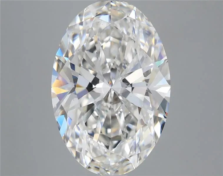 5.23ct Oval Lab Grown Diamond (Colour F, Clarity VVS2, IGI Certified)