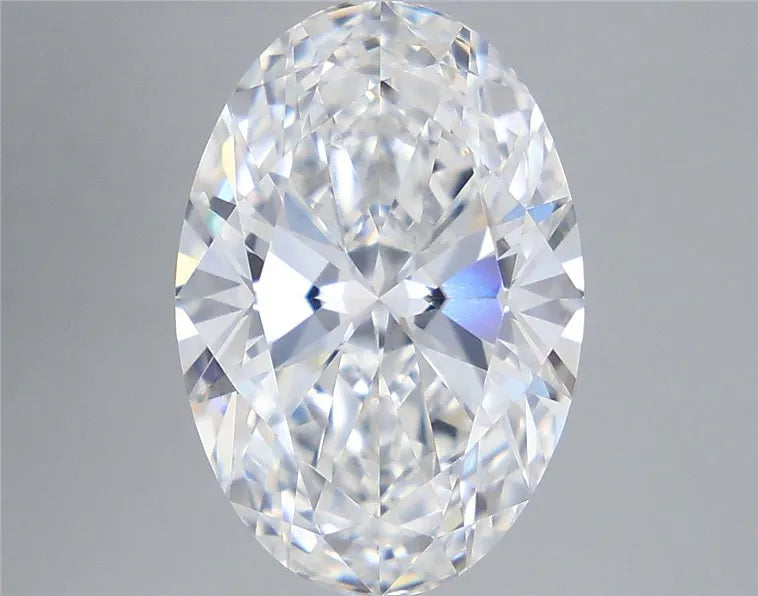 5.56ct Oval Lab Grown Diamond (Colour E, Clarity VVS2, IGI Certified)