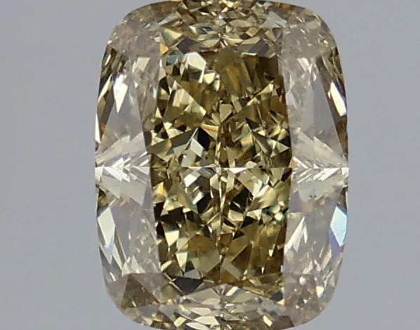 1.92ct Cushion modified Lab Grown Diamond (Colour Fancy Gray Yellow, Clarity VS2, IGI Certified)