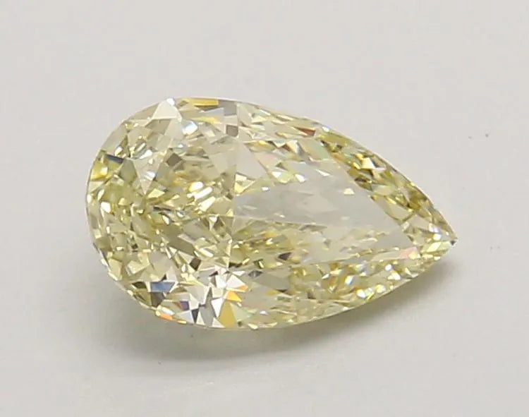 1.04ct Pear Lab Grown Diamond (Colour Light Yellow, Clarity VVS2, IGI Certified)