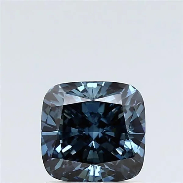 1.21ct Cushion brilliant Lab Grown Diamond (Colour Fancy Deep Blue, Clarity VS2, IGI Certified)