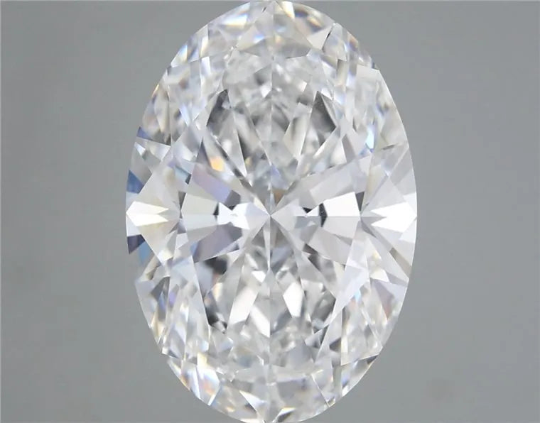 5.51ct Oval Lab Grown Diamond (Colour E, Clarity VVS2, IGI Certified)