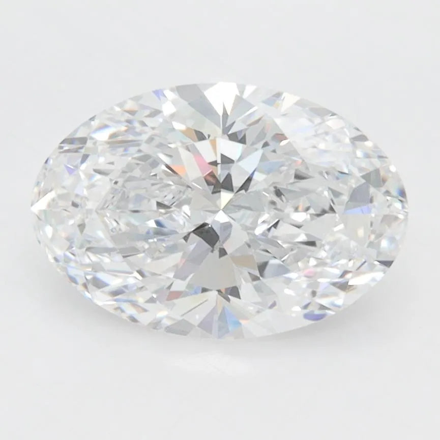 2.00ct Oval Lab Grown Diamond (Colour D, Clarity IF, IGI Certified)