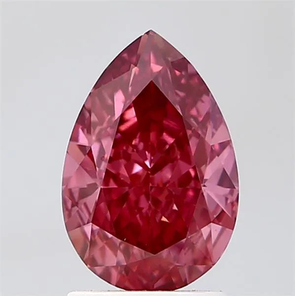 2.08ct Pear Lab Grown Diamond (Colour Fancy Vivid Pink, Clarity VS2, IGI Certified)