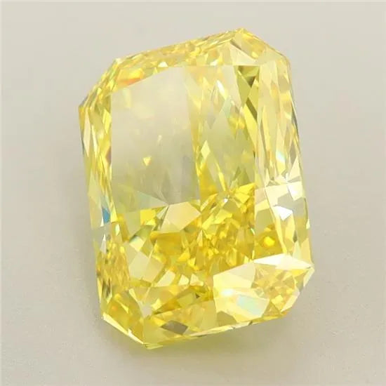 2.49ct Radiant Lab Grown Diamond (Colour Fancy Vivid Yellow, Clarity IF, IGI Certified)