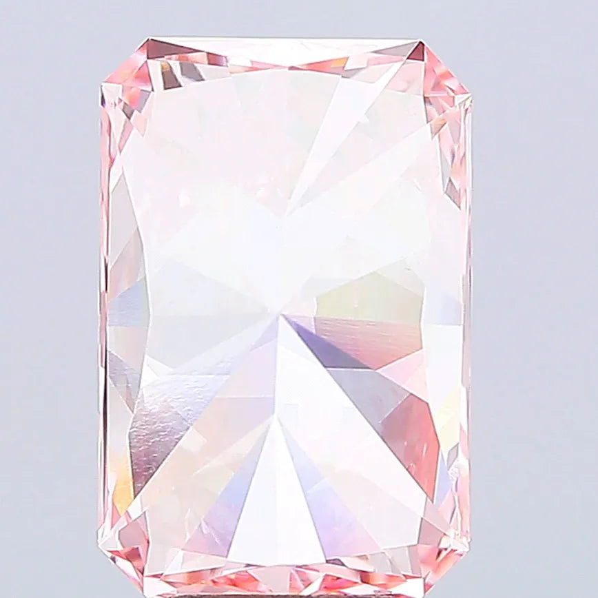 8.11ct Radiant Lab Grown Diamond (Colour Fancy Vivid Pink, Clarity VVS2, IGI Certified)