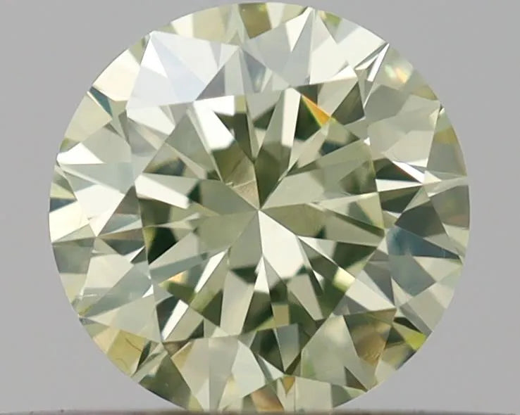 0.31ct Round Natural Diamond (Colour Light Yellow, Clarity VS2, Cut VG, GIA Certified)