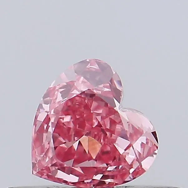 0.25ct Heart Lab Grown Diamond (Colour Fancy Intense Pink, Clarity VVS2, Cut VG, Uncertified)