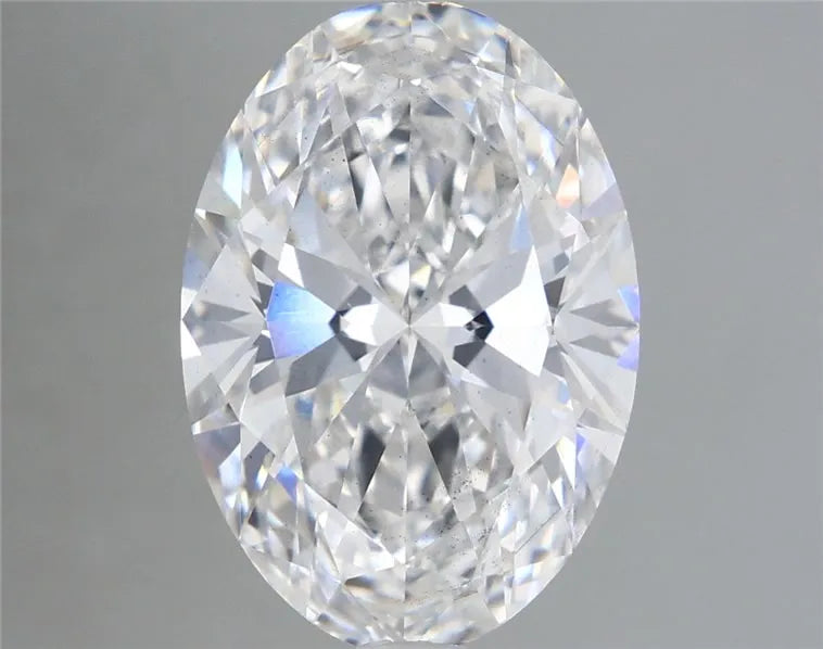 5.33ct Oval Lab Grown Diamond (Colour E, Clarity SI1, IGI Certified)