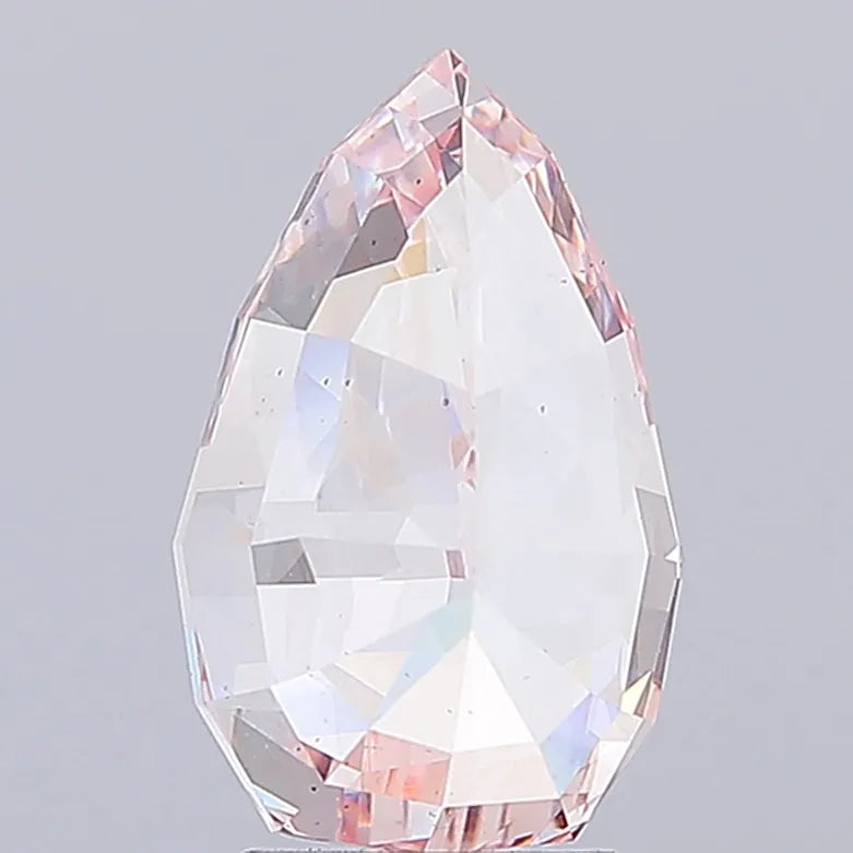 0.28ct Pear Lab Grown Diamond (Colour Fancy Vivid Pink, Clarity VS1, Uncertified)