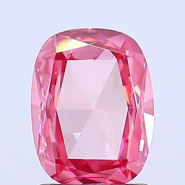1.04ct Cushion brilliant Lab Grown Diamond (Colour Fancy Vivid Pink, Clarity VS1, Uncertified)