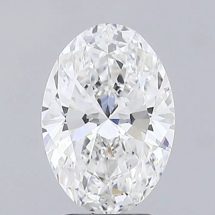 3.00ct Oval Lab Grown Diamond (Colour F, Clarity VVS2, IGI Certified)