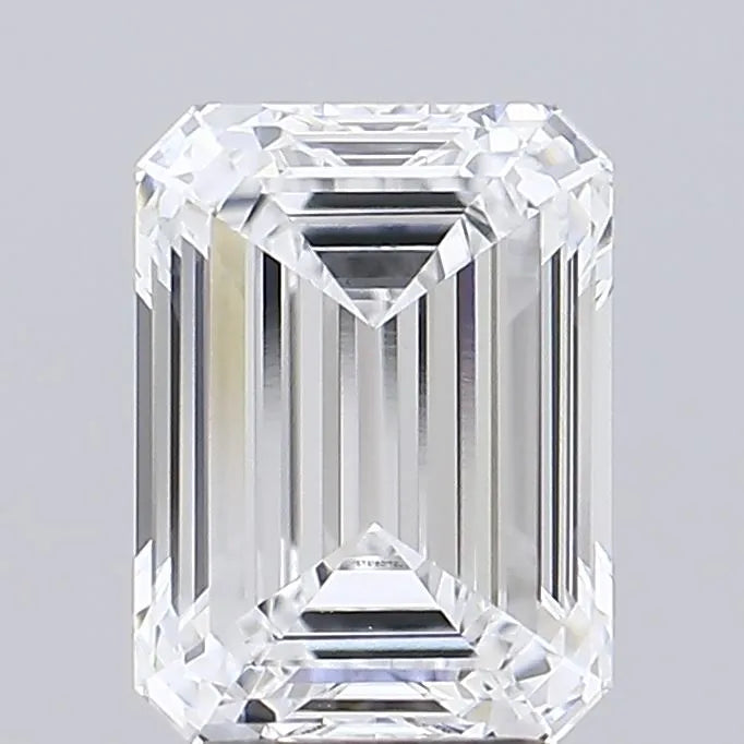 3.08ct Emerald Lab Grown Diamond (Colour D, Clarity VVS2, IGI Certified)