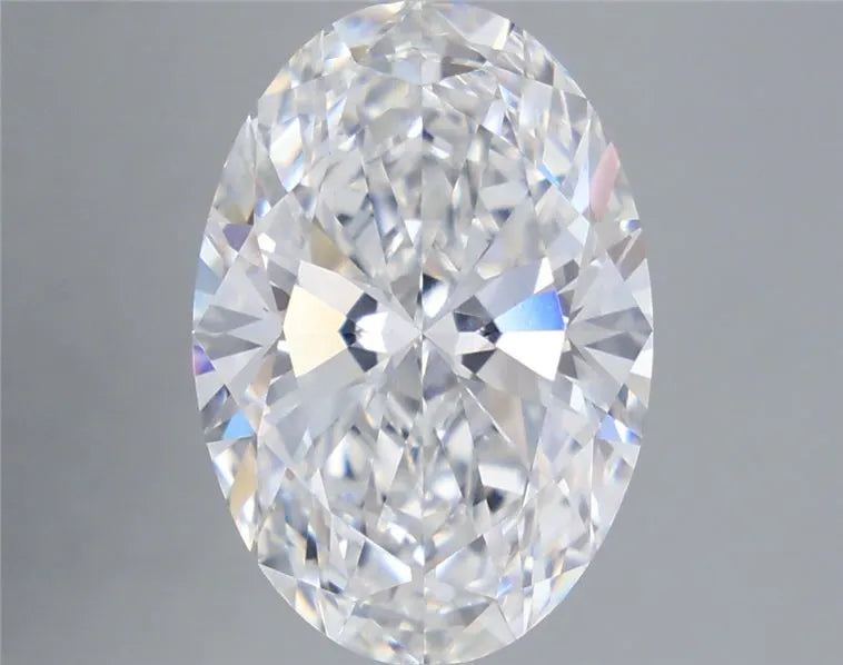 5.09ct Oval Lab Grown Diamond (Colour E, Clarity VVS2, IGI Certified)