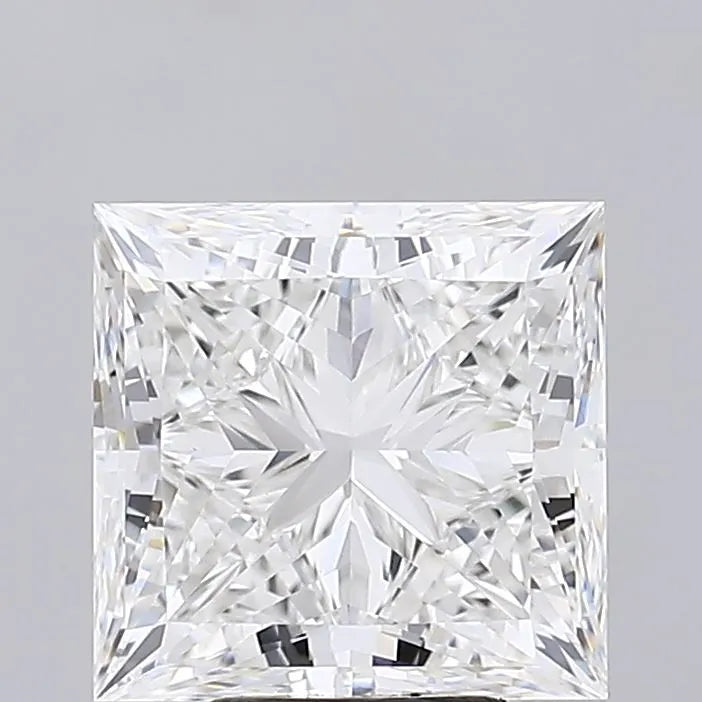 5.74ct Princess Lab Grown Diamond (Colour F, Clarity VVS2, IGI Certified)
