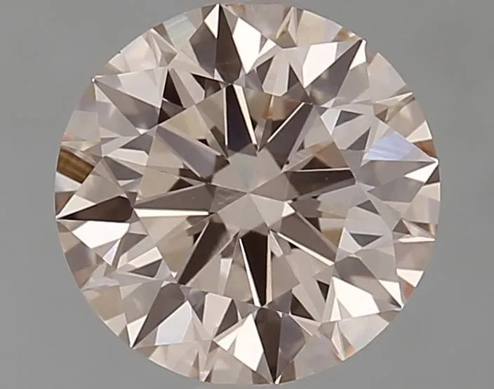 1.38ct Round Lab Grown Diamond (Colour Fancy Pink, Clarity VVS2, Cut ID, IGI Certified)