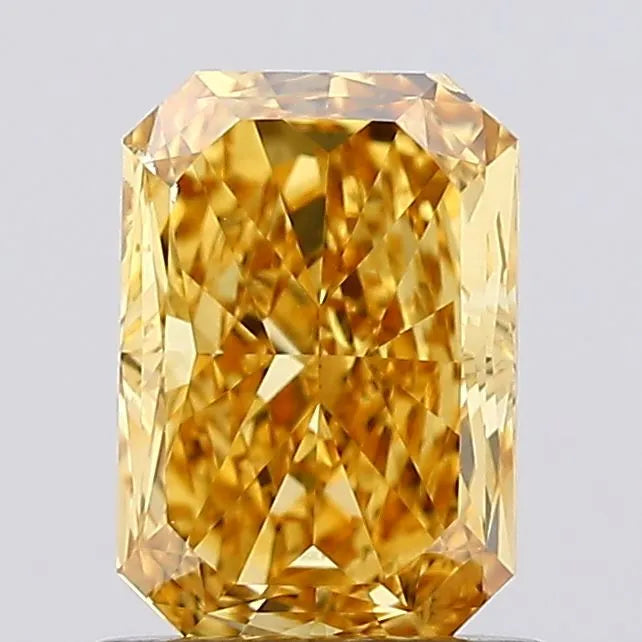 1.04ct Radiant Lab Grown Diamond (Colour Fancy Vivid Yellow, Clarity VS2, IGI Certified)