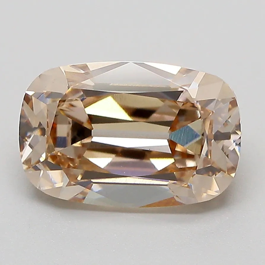 3.00ct Cushion brilliant Lab Grown Diamond (Colour Very Light Brown, Clarity VS1, IGI Certified)