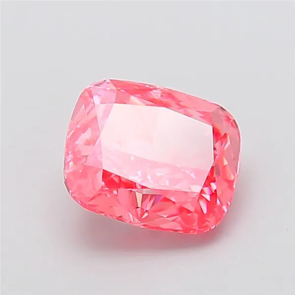 3.00ct Cushion modified Lab Grown Diamond (Colour Fancy Vivid Pink, Clarity VS1, IGI Certified)