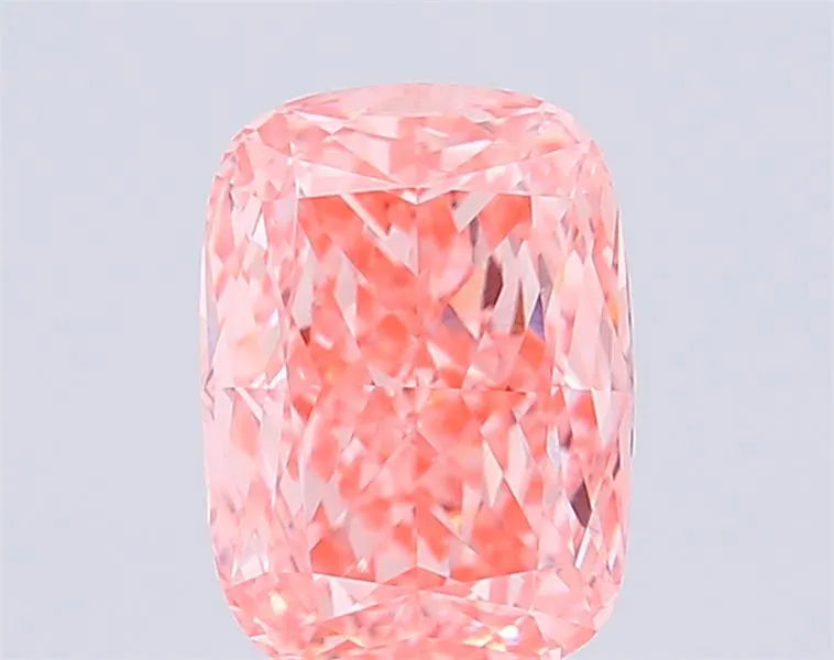 3.00ct Cushion modified Lab Grown Diamond (Colour Fancy Vivid Pink, Clarity VVS2, IGI Certified)