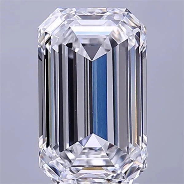 3.00ct Emerald Lab Grown Diamond (Colour D, Clarity VVS1, IGI Certified)