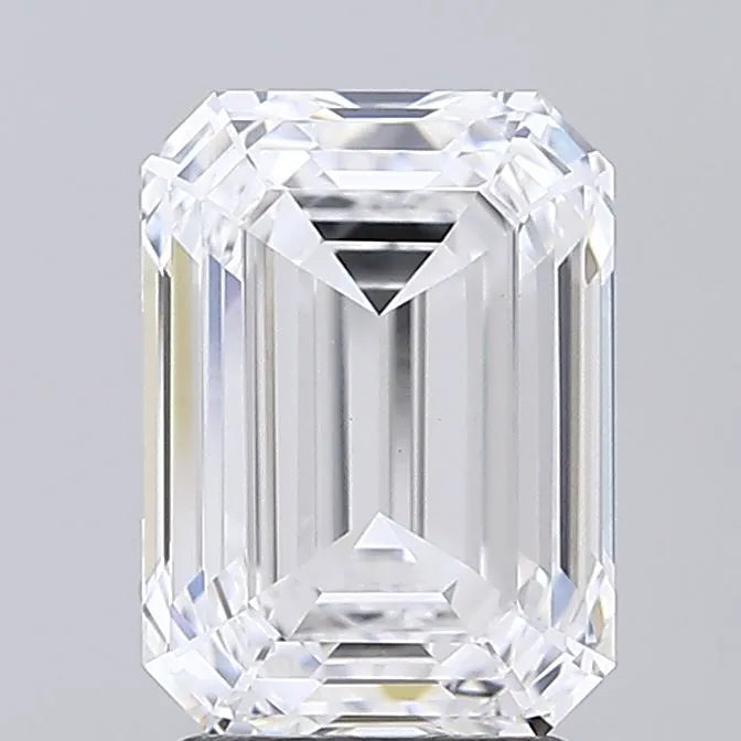 3.00ct Emerald Lab Grown Diamond (Colour D, Clarity VVS2, IGI Certified)