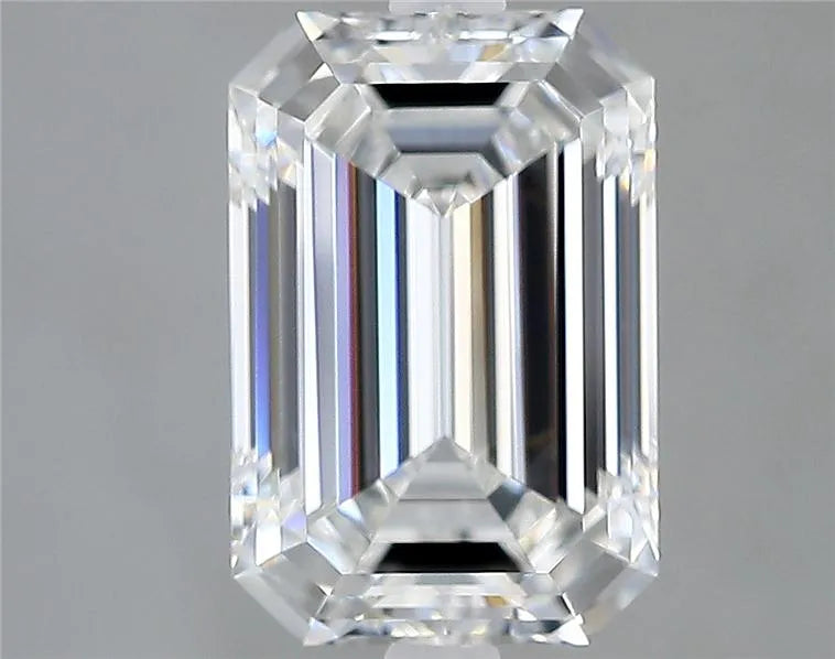 3.00ct Emerald Lab Grown Diamond (Colour E, Clarity VVS2, IGI Certified)