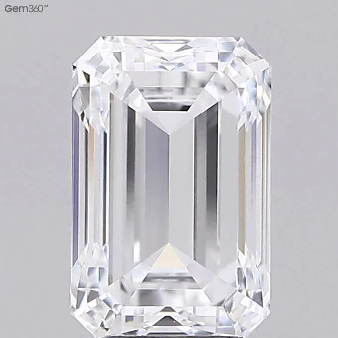 3.00ct Emerald Lab Grown Diamond (Colour E, Clarity VVS2, IGI Certified)