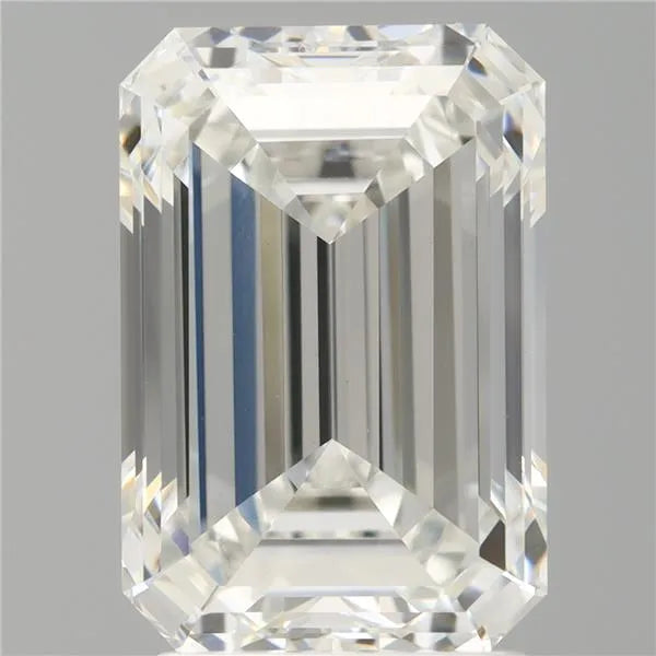 3.00ct Emerald Lab Grown Diamond (Colour F, Clarity VVS2, IGI Certified)