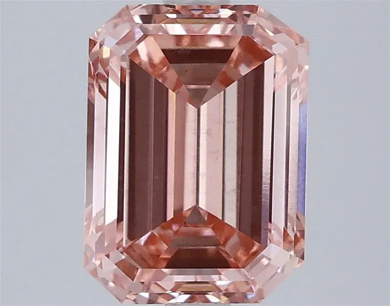 3.00ct Emerald Lab Grown Diamond (Colour Fancy Intense Pink, Clarity VS1, IGI Certified)