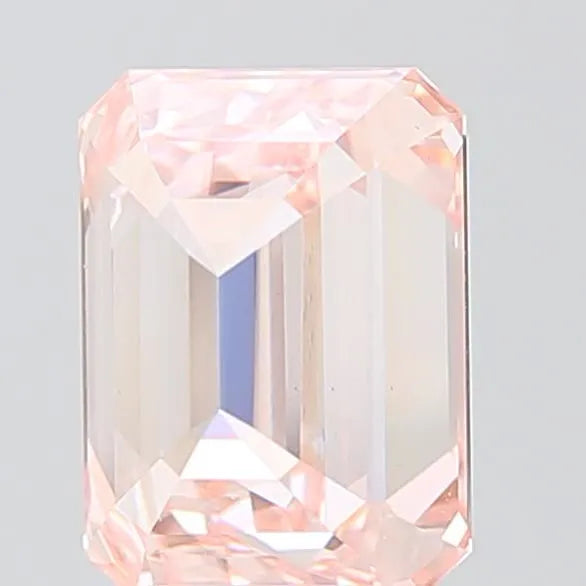 3.00ct Emerald Lab Grown Diamond (Colour Fancy Intense Pink, Clarity VS1, IGI Certified)