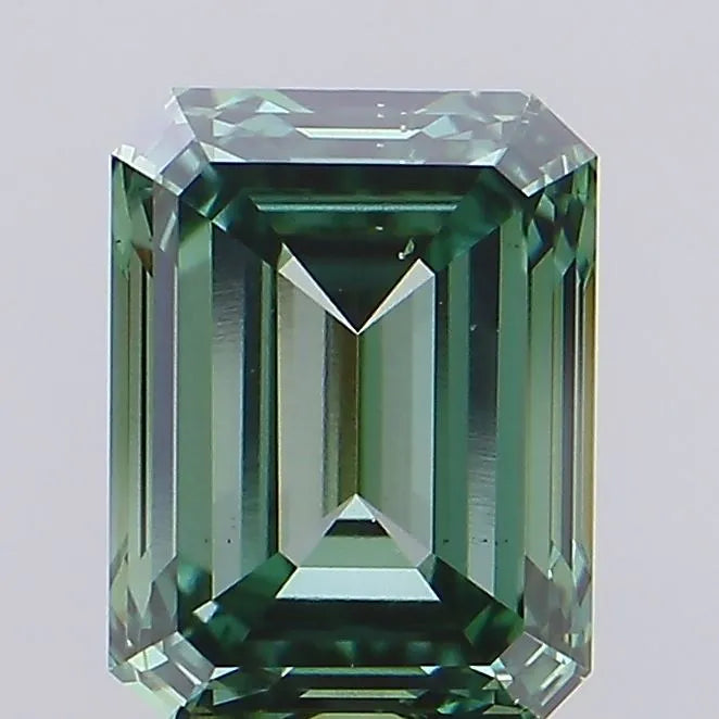 3.00ct Emerald Lab Grown Diamond (Colour Fancy Vivid Green, Clarity VS2, IGI Certified)