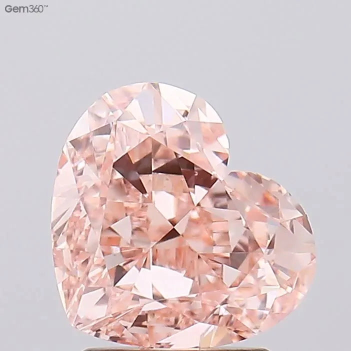 3.00ct Heart Lab Grown Diamond (Colour Fancy Intense Pink, Clarity VVS2, IGI Certified)