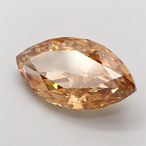 3.00ct Marquise Lab Grown Diamond (Colour Fancy Yellow Brown, Clarity VVS2, IGI Certified)