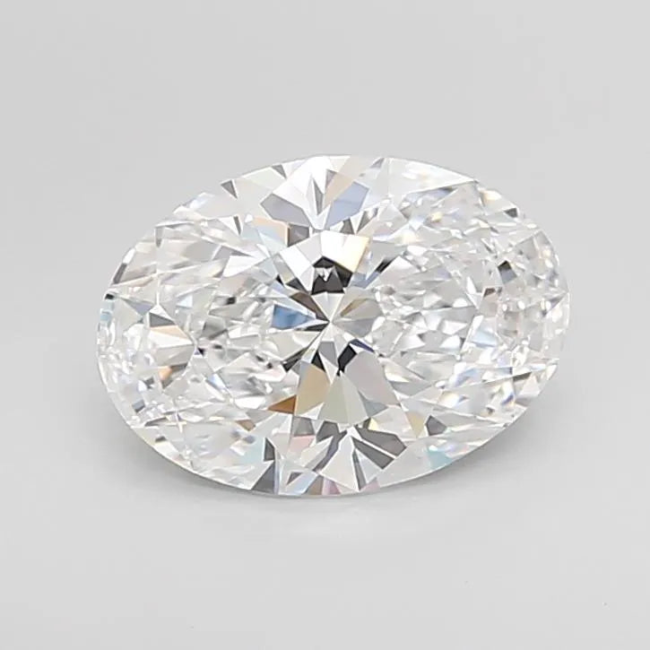 3.00ct Oval Lab Grown Diamond (Colour D, Clarity FL, Cut EX, IGI Certified)