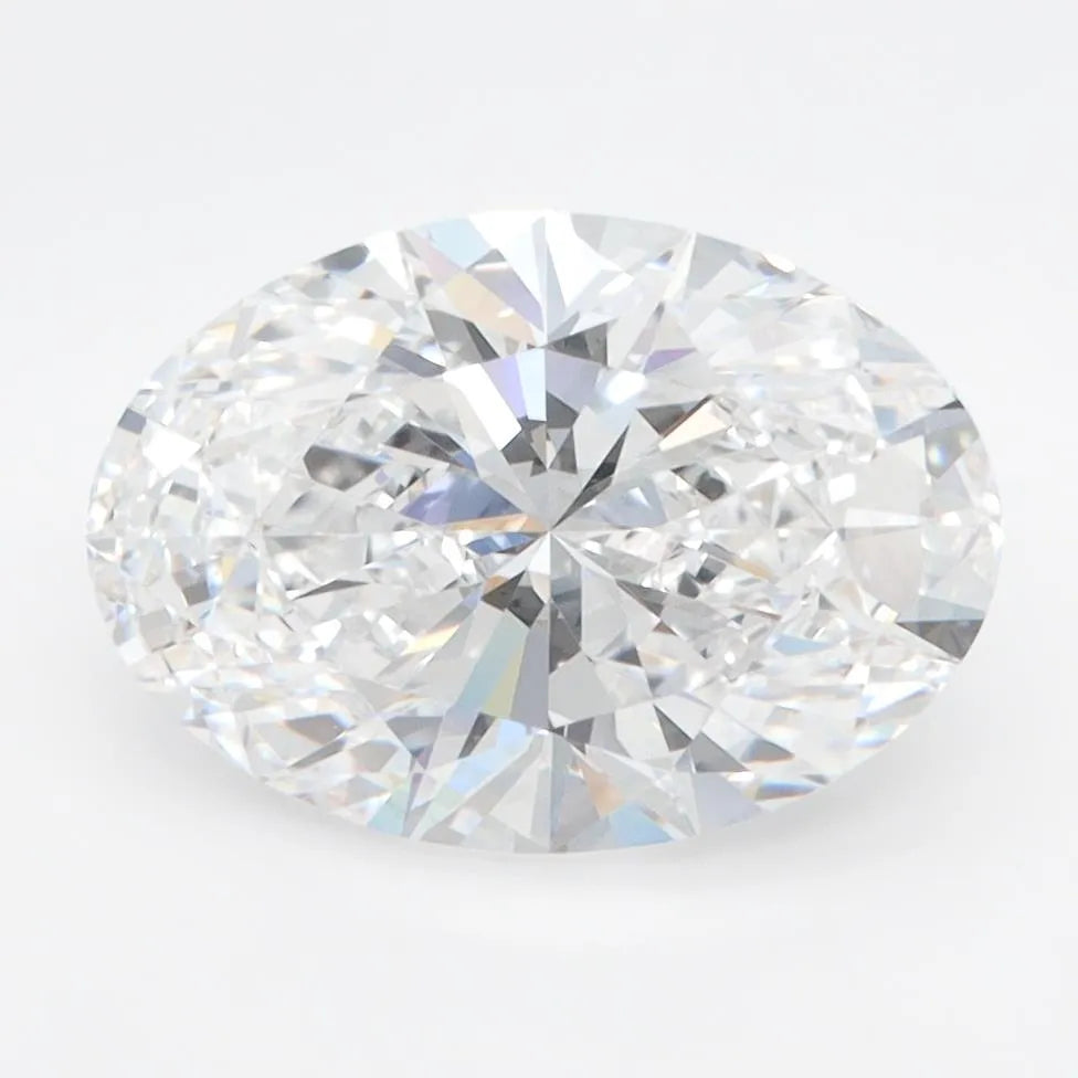 3.00ct Oval Lab Grown Diamond (Colour D, Clarity IF, IGI Certified)