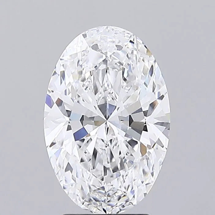 3.00ct Oval Lab Grown Diamond (Colour D, Clarity VVS1, IGI Certified)