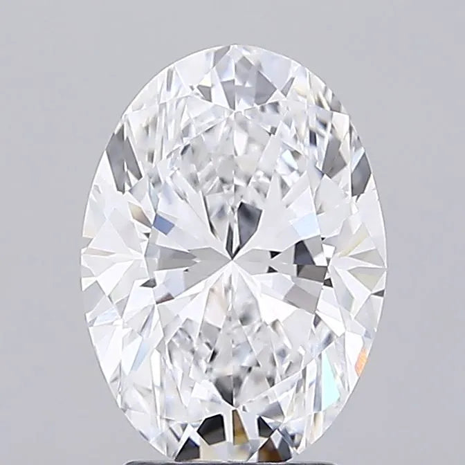 3.00ct Oval Lab Grown Diamond (Colour D, Clarity VVS1, IGI Certified)