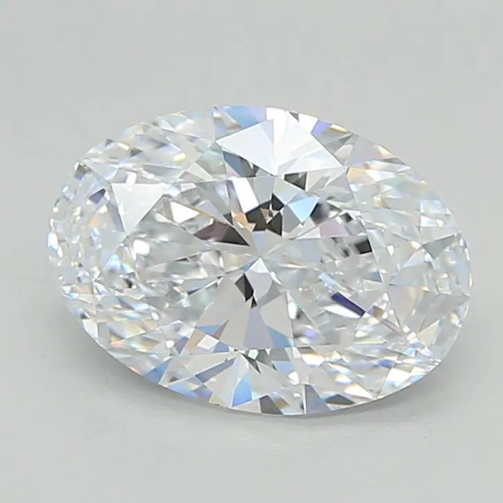 3.00ct Oval Lab Grown Diamond (Colour D, Clarity VVS1, IGI Certified)