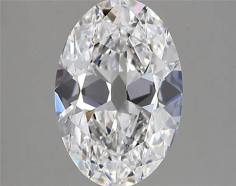 3.00ct Oval Lab Grown Diamond (Colour D, Clarity VVS2, IGI Certified)