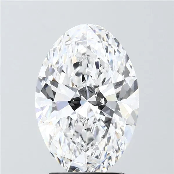 3.00ct Oval Lab Grown Diamond (Colour D, Clarity VVS2, IGI Certified)