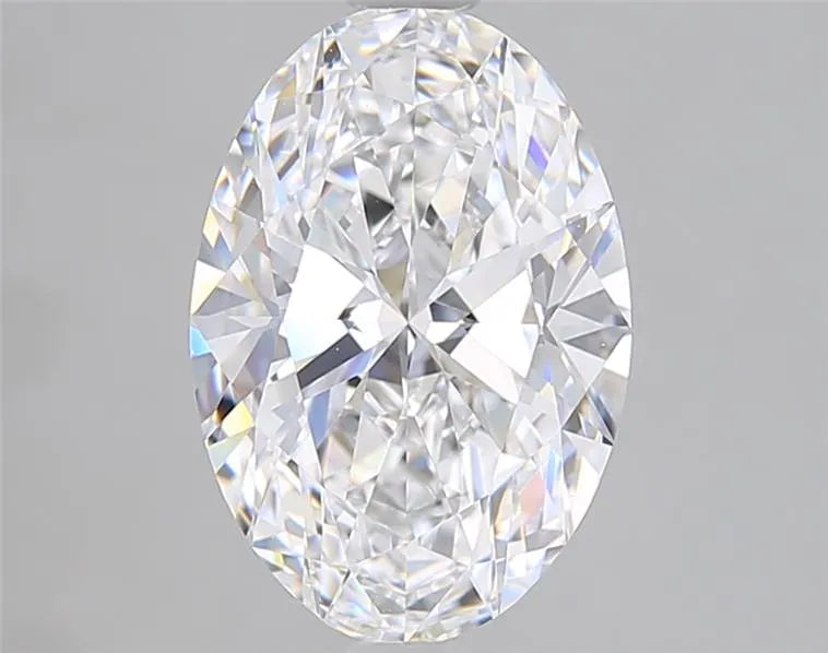 3.00ct Oval Lab Grown Diamond (Colour D, Clarity VVS2, IGI Certified)