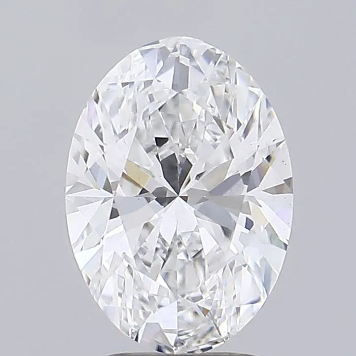 3.00ct Oval Lab Grown Diamond (Colour D, Clarity VVS2, IGI Certified)